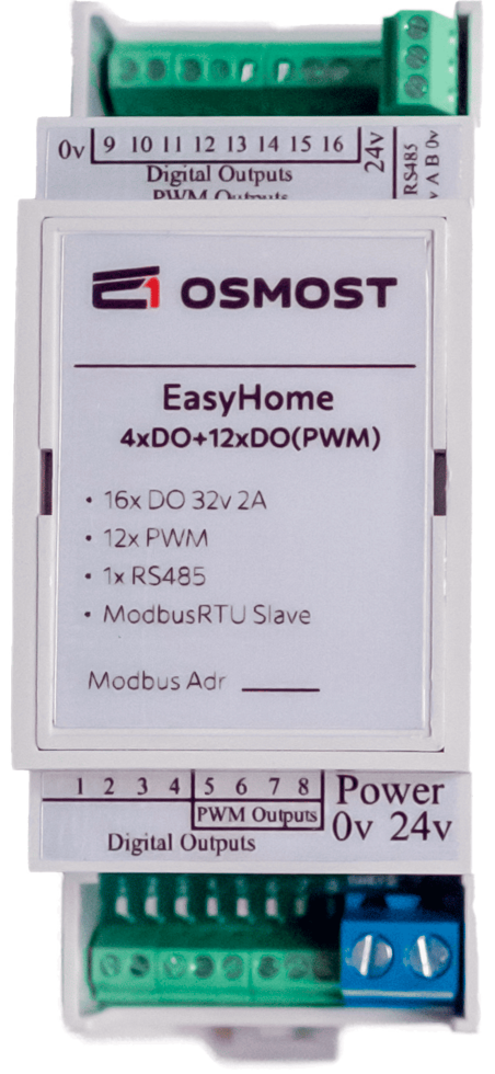 EasyHomeMODUL 4xDO+12xDO(PWM)