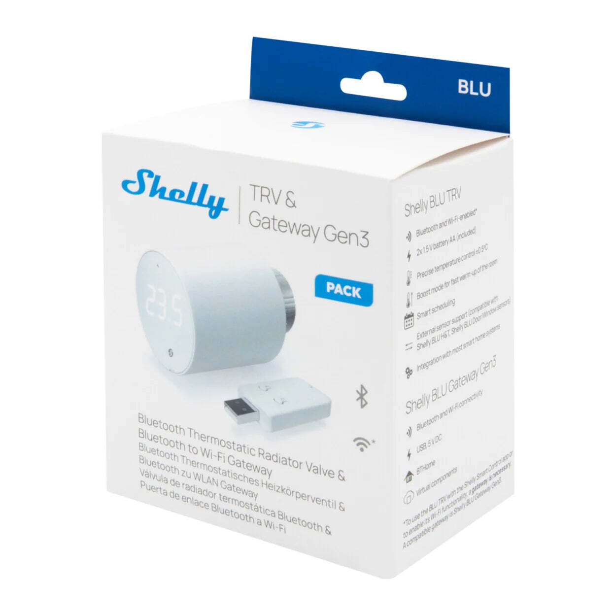Shelly BLU TRV + BLU Gateway GEN3 — изображение 2