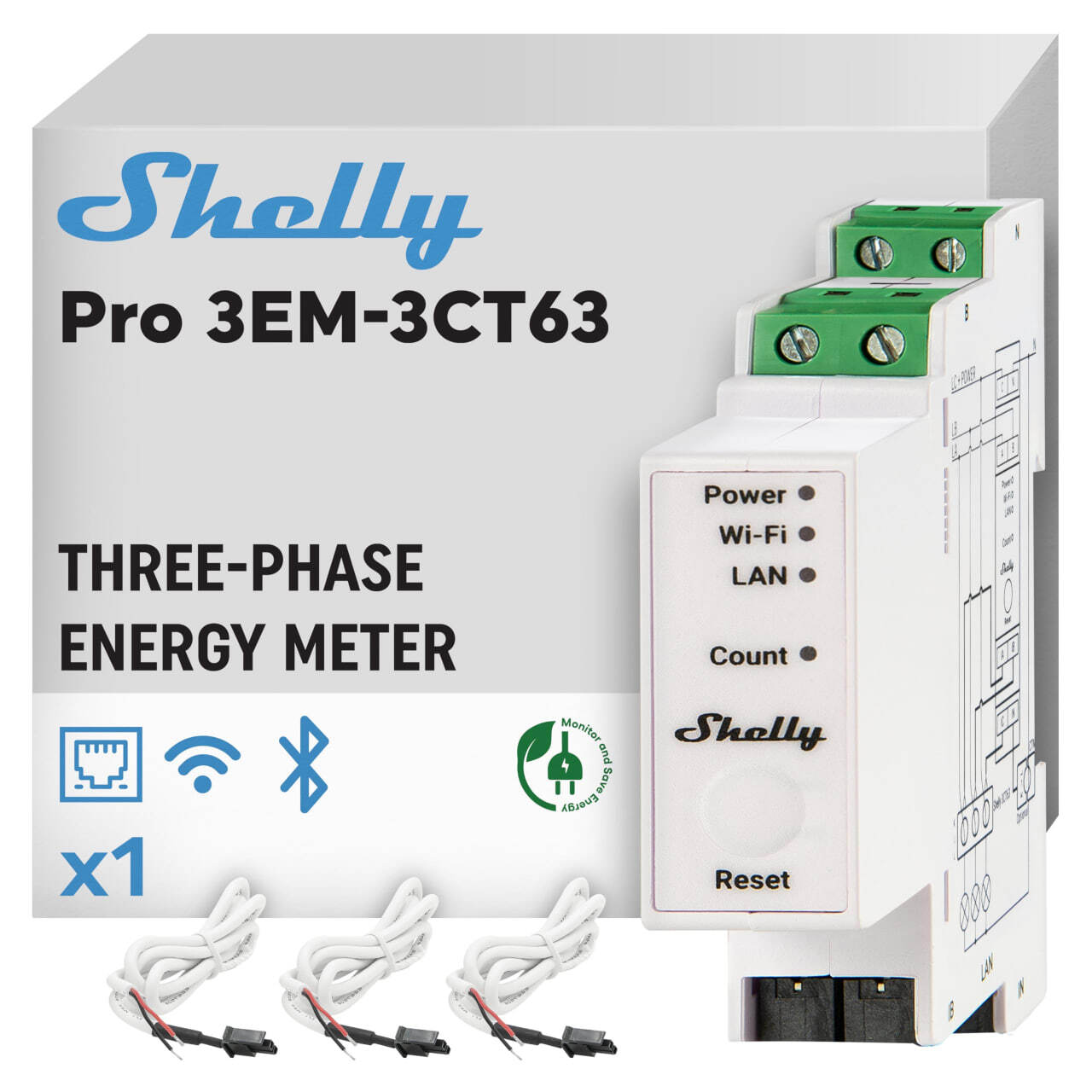 Shelly Pro 3EM-3CT63 — изображение 2
